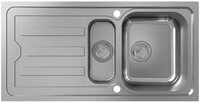 hansgrohe Edelstahlsp&uuml;le hansgrohe S440-F517 100 Exzenterbedienung Edelstahl,...