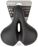 Velo Fahrradsattel Velo Newport Gemini Damen-Fahrradsattel, schwarz/grau,...
