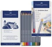 Faber-Castell Buntstift Farbstifte Goldfaber Aqua 12er Metalletui 114612