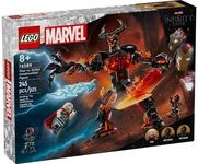 LEGO&reg; Marvel Thor vs. Surtur Baufigur, Action-Spielset mit Superhelden-Baufi