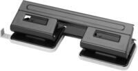 Herlitz Locher Doppel-Locher 1,5mm schwarz mit Anschlagschiene