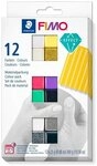 STAEDTLER Bastelfilz FIMO effect Colour Pack 12 x 25 g 12 Farben