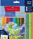 Faber-Castell Buntstift Faber Castell Buntstift Colour Grip 3,3 mm Dino 18+6...