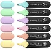 Schneider Marker Job Pastell, (6-tlg), Textmarker in Pastellfarben, im...