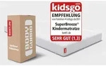 Kindermatratze SuperBreeze&reg; Babymatratze, bett1.de, 10.5 cm hoch, Liegefl&auml;che bei