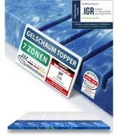 AM Qualit&auml;tsmatratzen, Topper 7-Zonen Memory Foam Gelschaum-Topper, Optimale