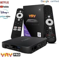 VU+ Streaming-Box VU+ YAY GO PRO Android TV HIGH-END 4K UHD Streaming Box...