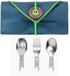 Opinel Taschenmesser Besteckaufsatz Opinel PICNIC PLUS 3-tlg. f&uuml;r Opinel Nr. 8, (1
