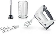 BOSCH Handmixer ErgoMixx MFQ37470, Edelst. R&uuml;hrbesen/Knethaken, 5 Stufen,...