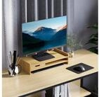 HOMCOM Monitor-Halterung Monitorst&auml;nder Bildschirmst&auml;nder Schreibtisch-Organizer,