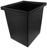 Blanco M&uuml;lleimer Abfallsammler SELECT Eimer 17 Liter, Schwarz, Kunststoff