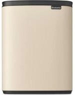 Brabantia M&uuml;lltrennsystem BO M&uuml;lleimer 12 Liter Soft Beige