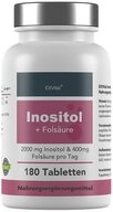 Inositol Tabletten, hochdosiert mit Fols&auml;ure Tabletten, 90 g