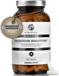 QIDOSHA Magnesium-Bisglycinat Kapseln, 300 Stk im Apothekerglas, organische Mg-Form