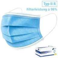 siegmund care Medizinischer Mund-Nasen-Schutz 50x Medizinischer Mund- und