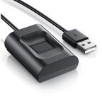 CSL Fingerabdrucksensor USB Fingerabdruckleser kabelgebunden, bis zu 10 IDs, Finger