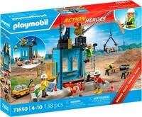 Playmobil&reg; Baustelle (71650), Action Heroes Konstruktions-Spielset, (138 St),...