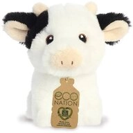 Pl&uuml;schfigur Aurora 35072 - Eco Nation Mini, Kuh, Pl&uuml;schtier, 13 cm