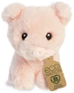 Pl&uuml;schfigur Aurora 35075 - Eco Nation Mini, Schwein, Pl&uuml;schtier, 13 cm