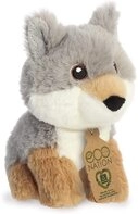Aurora Pl&uuml;schfigur Aurora 35077 - Eco Nation Wolf, Pl&uuml;schtier, 13 cm