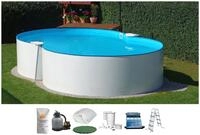 Clear Pool Achtformpool (Set, 8-tlg), 540x350x120 cm inkl. Solarset