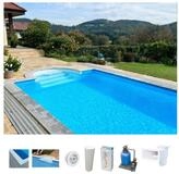 KWAD Schwimmbecken STYROPOR&reg;STEIN POOL ALL INCLUSIVE, BxLxH: 300x600x150 cm (Set),