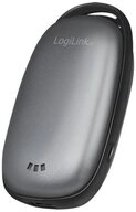 LogiLink PA0264 Powerbank, 4000 mAh, Metallgrau, mit Handw&auml;rmer, einstellbare
