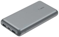 Belkin BoostCharge Powerbank 20K, Spacegrau, 20.000-mAh Solar Powerbank