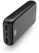 Hama Powerbank, 20000 mAh, 3 Ausg&auml;nge: 1x USB-C, 2x USB-A Powerbank 20000 mAh