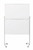 magnetoplan® Anzeigetafel Moderationstafel mobil und klappbar - mit Rollen - magnetoplan® Anzeigetafel Moderationstafel mobil und klappbar - mit Rollen -