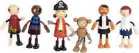Legler Biegepuppen Piraten 6er Set Legler Biegepuppen Piraten 6er Set