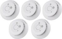 Homematic IP Funk-Rauchwarnmelder mit Q-Label 5er Set Rauchmelder