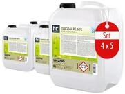 H&ouml;fer Chemie GmbH 4x 5 L H&ouml;fer Chemie&reg; Essigs&auml;ure 60% in Kanistern Grundreiniger