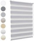 Doppelrollo Duo Rollo Klemmfix ohne Bohren f&uuml;r Fenster Rollos Jalousie Faltrollo,