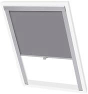 Verdunklungsrollo, vidaXL, Verdunkelungsplisee Grau SK06