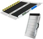 TRUTZHOLM Auffahrrampe klappbar 61 cm Traglast 272 kg grau schwarz Antirutsch
