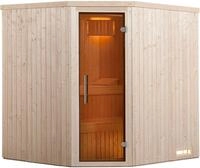 weka Sauna Elementsauna KIRUNA 2, BxTxH: 194 x 177 x 199 cm, 68 mm, vorgefertigte