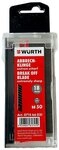 W&uuml;rth Messerklinge W&uuml;rth Abbrechklingen Black 18 mm 50 St&uuml;ck Spender 071566031