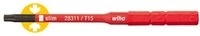 Wiha Schraubendreher Wiha SoftFinish&reg; electric slimBit TX (2831-15) T8 75 mm...