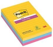 Post-it Super Sticky Haftnotizblock Notes, 15,2x10,1 cm, liniert, abl&ouml;s- und