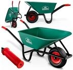 Gardebruk Schubkarre, 100 Liter Bauschubkarre Gartenschubkarre bis 250kg