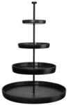 ASA SELECTION Etagere Etagere 4-stufig Grande Nero Black Iron, Steingut, (1-tlg),