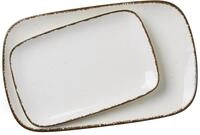 Ritzenhoff & Breker Servierplatte Casa, Porzellan, (Set, 2-tlg., 1 Platte...