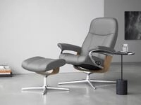 Stressless&reg; Relaxsessel Consul, mit Cross Base, Gr&ouml;&szlig;e S, M & L, Holzakzent Eiche