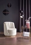 SalesFever Drehsessel Komfortabler Drehsessel mit Stil, 360&deg; Drehfunktion