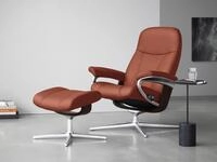 Stressless&reg; Relaxsessel Consul, mit Cross Base, Gr&ouml;&szlig;e S, M & L, Holzakzent Braun