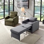 ATLANTIC home collection Relaxsessel Jerry, mit Bettfunktion, als G&auml;stebett und