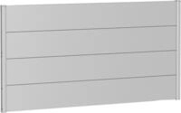 Biohort Sichtschutzelement, 4 Metall-Paneele und 2 F&uuml;hrungsschienen, LxH: 180x91 cm