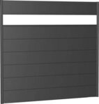 Biohort Sichtschutzelement, 7 Metall-Paneele, 1 Acrylglas-Paneel und 2...