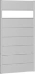 Biohort Sichtschutzelement, 7 Metall-Paneele, 1 Acrylglas-Paneel und 2...